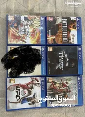  1 اشرطة بلايستيشن 4 مستعمل خفيف للبيع