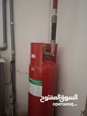  7 نظام اطفاء : الغاز المستخدم: HFC-227ea (المعروف  باسم FM-200)