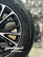  3 /:- جنط تويوتا  /:- مستعمل بحالة الجديد /:- قياس “15” انش 5/100