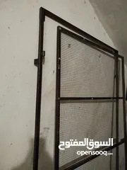  3 باب حديد  ( شبك) متين وقوي ينفع يستخدم لاي استخدام، بنراعيك بسعر باشي بسيط