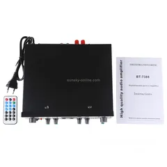  5 مضخم صوت AUDIO KARAOKE POWER AMPLIFIER BT-7388