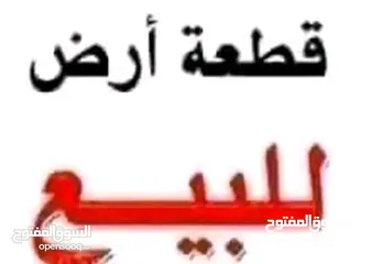  1 قطعة أرض للبيع خلة بن عون