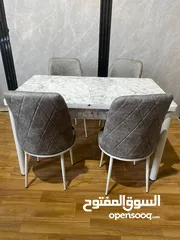  7 ميز طعام 6كراسي بسعر 230الف