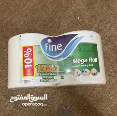  1 Fine mega roll (tissue)