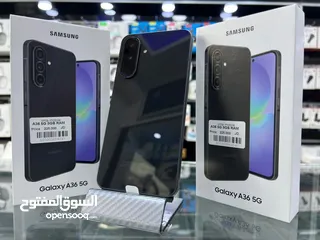  2 جديد بالكرتونة Samsung A36 5G رام 16 جيجا 128 و 256  هدية كفر ولزقة وشاحن الاصلي متوفر توصيل