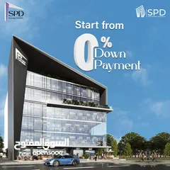  13 امتلك وحدتك الإداريه مساحة 54 متر في قلب التجمع الخامس في مشروع SPD Business Complex
