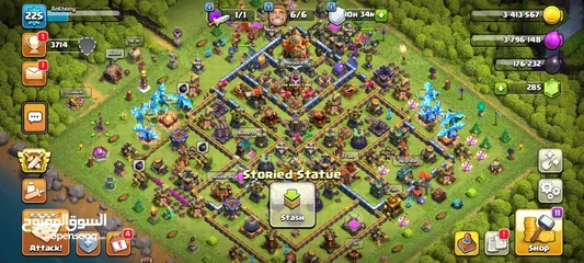  1 COC Account TH Lvl 16