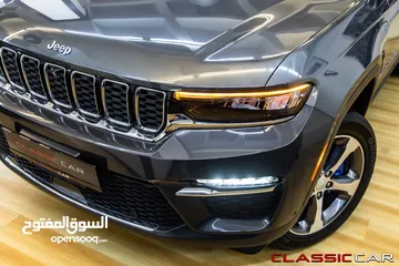 5 Jeep Grand Cherokee 2022 Limited Plug in hybrid 4xe  السيارة بحالة ممتازة جدا و قطعت مسافة 5000 كيلو