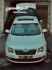  2 سكودا سوبيرب 2014 ديزل ترخيص 2014 فل اضافات مع فتحة سقف / البيع كاش مع امكانية البدل