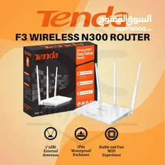  1 مقوي وموسع الشبكة Tenda F3
