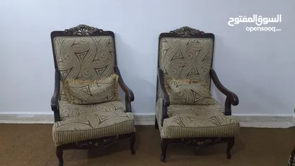  4 طقم خشب زان