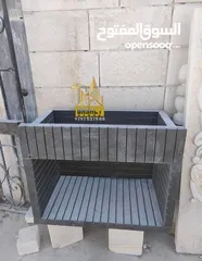  12 حجر بازلت جميع المقاسات والديكورات  حجر بناء.بلاط بازلت شلالات نوافير باربيكي فير بليس كندرين #بازلت