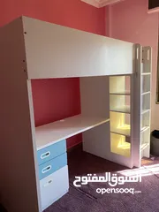  4 غرفة نوم اطفال 2 لون ازرق وزهري