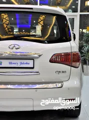  9 Infiniti QX80 ( 2015 Model ) in White Color GCC Specs