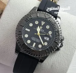  30 رولكس رجالي مرفق علبه وكيس رولكس وكفاله سنه
