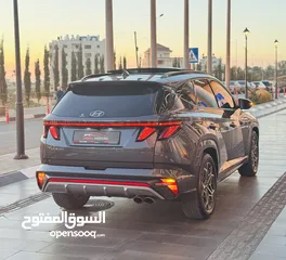  4 هونداي توسان N-LINE  فل كامل مع فتحة ، بسعر مميز ، مع ترخيص وتامين شامل سنة هدية ،