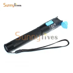  12 30mW Red Light Inspect Fiber Optic Cable Tester Pen