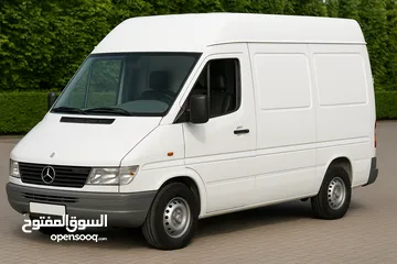  1 باص مرسيدس للبيع  412 موديل 1998 ماطور 2500 شصي قصير بحالة جيدة