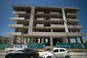  6 مكتب باطلالة مباشرة على مبنى تلفزيون فلسطين بمساحة صافية 69 متر في الطابق السادس