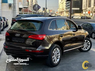  6 أودي Q5 2015 Quattro فحص كامل بحالة الوكاله عداد قليل جداً مالك واحد من الوكاله بسعر مميز