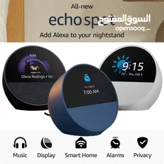  5 اليكسا السماعة الذكية احدث اصدار ( Echo Pop ) Amazon Alexa Echo Pop