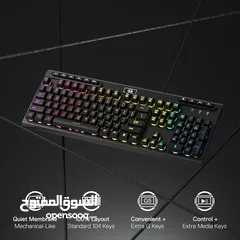 6 Redragon K513 RGB Membrane Gaming Keyboard, Standard 104 Keys كيبورد ريدراجون جديد Redragon K513 RGB
