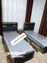  5 تخوت مفرد شباب مقاس 190 في 90  خزين او بكس تخت بدون فرشه