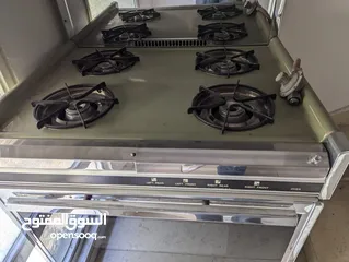  3 Unique one of a kind double deck gas stove oven and range