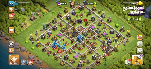  1 حساب clash of clans