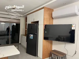  2 شقه مفروشه جديد للايجار قرب الكليه الاهليه وبنك فلسطين