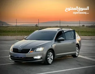  5 سكودا اكتافيا ستيشن 2019/اتوماتيك ماتور 2000 ديزل فل الفل  فتحة سقف بانوراما