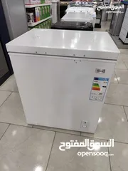  1 فريزر عامودي و بطح 150 A+ لون سلفر وأبيض شامل توصيل مجانا بأقل سعر بالمملكه