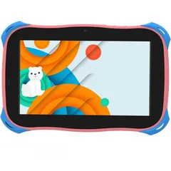 1 تابلت جي تاب Q6 للأطفال بشاشة 7 بوصة , يدعم الواي فاي وشبكة 4G , لون وردي (G-TAB Q6 KIDS)
