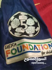  3 تيشيرت برشلونة نسخة لاعبين  كوبي ون مع شعار دوري الابطال موسم24/25