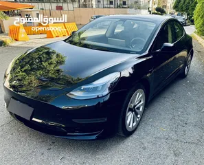  3 بدفعه اولى 1500 تملك تسلا موديل 3 لون اسود ملوكي موديل 2022 للبيع كاش او اقساط عالهويه