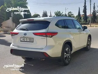  20 تويوتا هايلاندر 2021 فحص 2 جيد فل الفل بفتحه لون ابيض لؤلؤي بسعر مغري قابل للبدل