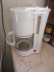  1 ماكينه قهوة استعمال خفيف