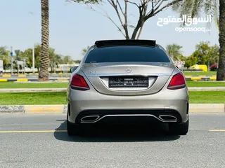  6 MERCEDES C200 MODEL 2019 Gcc FUll option