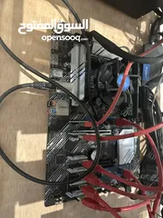  6 8x 3070 2400 watt powerful mining rig