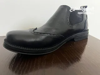  2 حذاء رسمي جلد لون أسود جديد للبيع