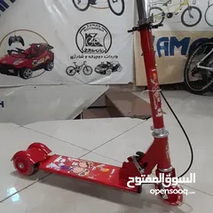  1 سكوتر اطفال معدن تقيل بتحمل لحد وزن 60 كيلو وأكثر