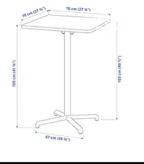  2 High table and  chair (Brand new)