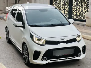  5 كيا بيكانتو  Gt line اصل فل الفل عدا فتحه 2019