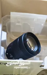  5 عدسة  CANON الشاملة 18 135 nano usm  مع stbilizer جديدة  وبسعر مناسب