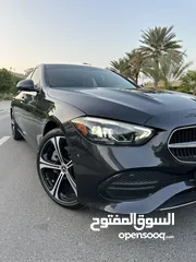  6 مرسيدس C300 موديل 2022 (رمادي غامق)