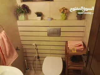  9 شقة مفروشة للايجار طابق ارضي فاخره قرب مطعم ورد