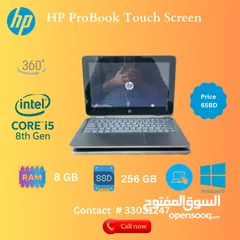  1 ProBook HP x360 11 G4 EE Corei5,Gen 8th, 8Gb RAM, 256 Gb Storage