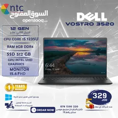  1 LAPTOP DELL I5 12GEN 8G 512SSD 15.6 MONITOR