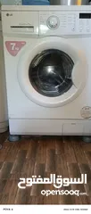  3 غساله LG دايركت درايف 7 كيلو انفيرتر لون ابيض