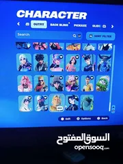  6 حساب فورتنايت فيه 208سكنان